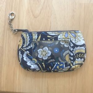 Vera Bradley Zip ID Case “Ellie Blue”